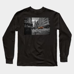 Yellow Taxi, Fifth Avenue, Manhattan, New York City, USA Long Sleeve T-Shirt